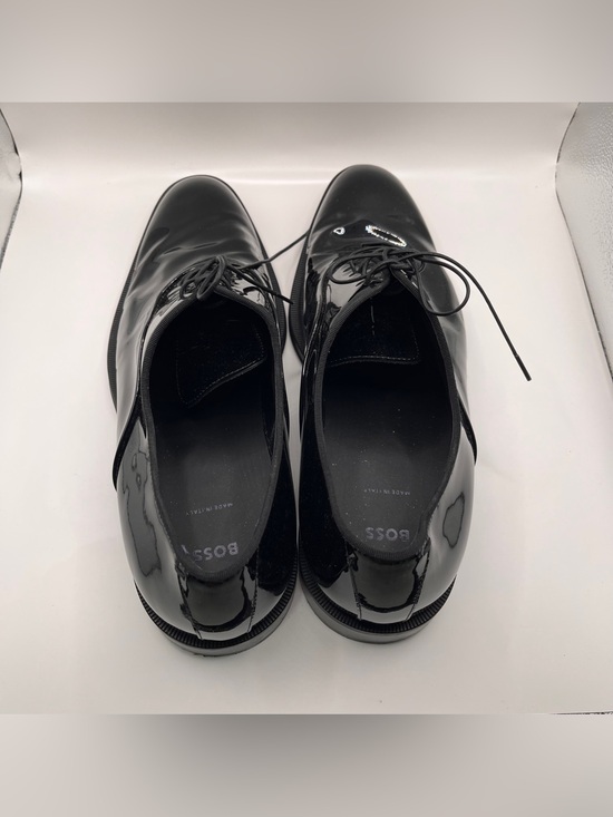 BOSS Derrek Oxford (Men) patent leather size 8 mens dress shoes EUC main image 8